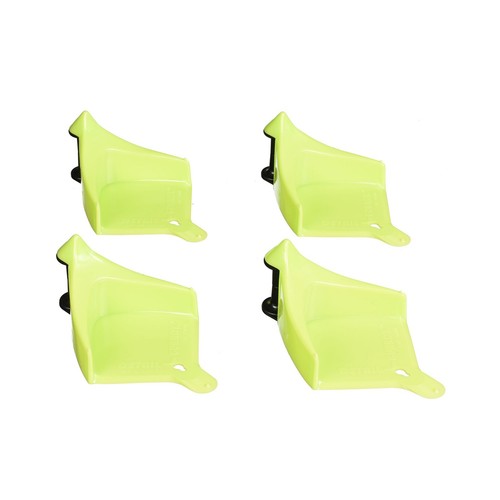 Détail Guardz Jaune - Guide De Tuyau De Voiture (Lot De 4) - Protection Et Organisation