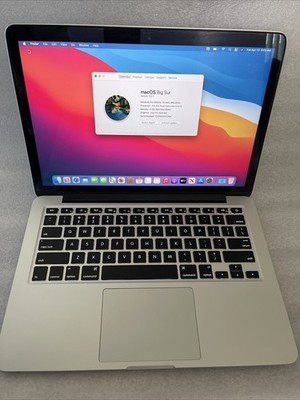 Macbook Pro retina 13 inch 2013-2014 8GB RAM 128gb 2.4GHz Core I5 laptop