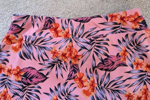 Tommy Bahama Golf Tennis Skort Women's Pink Tropical Print UPF50 Stretch Size M - Picture 2 of 6