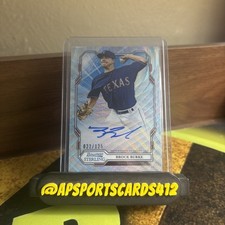 2019 Bowman Sterling Prospect Wave Refractor /125 Brock Burke #BSPA-BB Auto