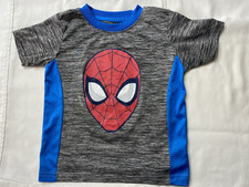 Marvel SPIDERMAN Boy's Tee Size 4T Graphic Gray Red Blue Superhero