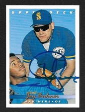 Jay Buhner Autograph Auto 1993 Upper Deck Gold Hologram Ken Griffey Jr Card #224
