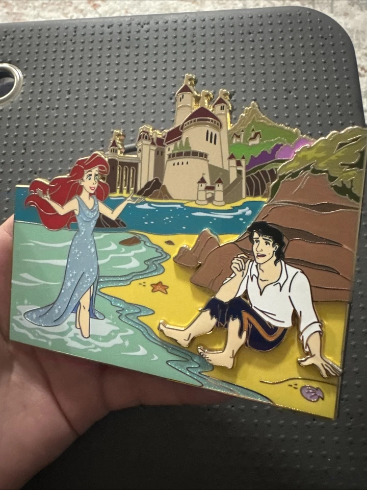 Super Rare Disney Ariel Eric Castle Beach Fantasy Pin LE 50 by PinItOnMagic - Image 4 of 4