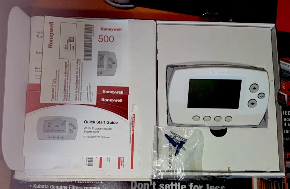 Honeywell Touchscreen Programmable Thermostat RTH8580WF Remote Access WI-FI