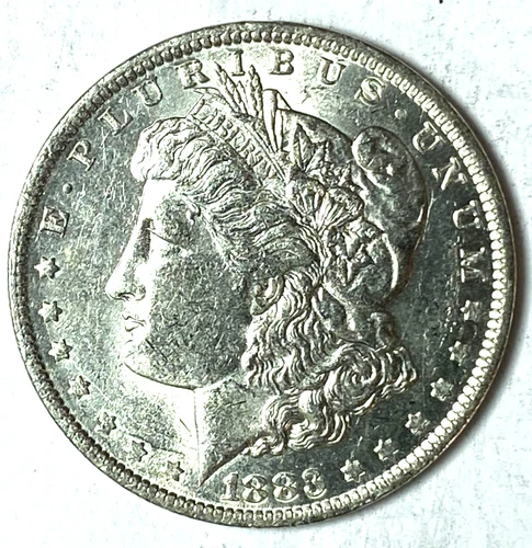 1883 O $1 Morgan Silver One Dollar US Coin AU