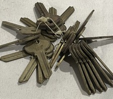 Lot Of Key Blanks Uncut Vintage Graham 2622M