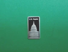 Silver U.S Capital Bar .999 Fine 2.5 Grams