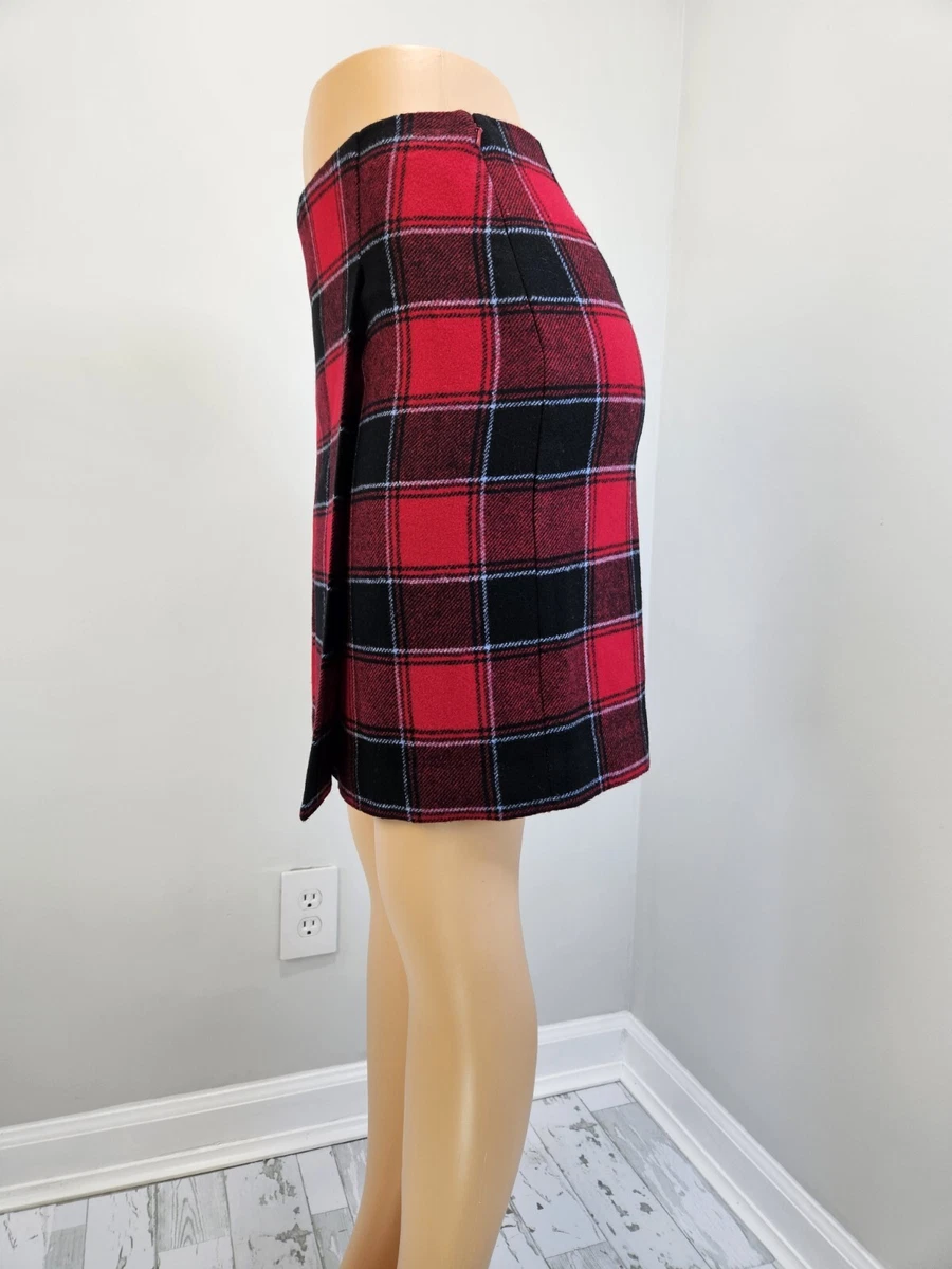 Jupe Talbots A-Line En Tweed écossaise (plaid) Taille 16 - Neuf Avec étiquettes