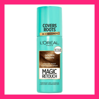 L Oréal Paris Magic Retouch Instant Root Concealer Spray, Warm Brown