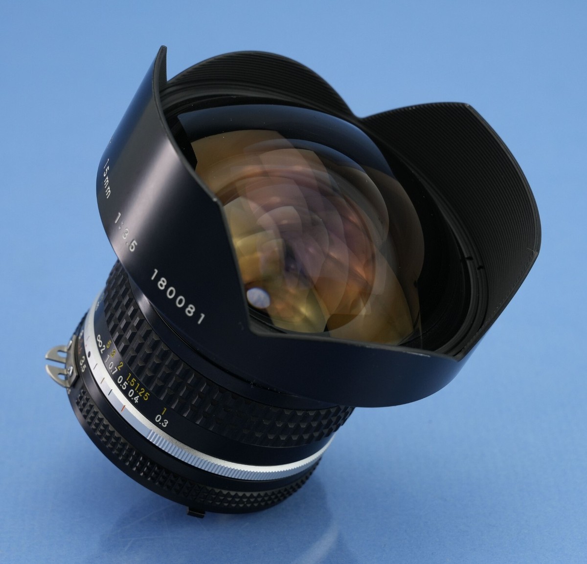 NIKON NIKKOR 15MM F3.5 AI-S AIS RECTILINEAR ULTRA WIDE LENS
