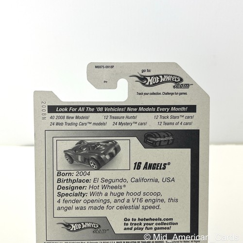 2008 Hot Wheels Treasure Hunt 16 Angels 9/12 With Plastic Protector B - Picture 8 of 10