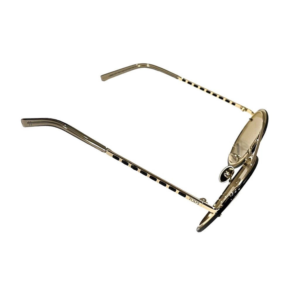 NUEVO Gafas de sol Tod's para mujer 63 mm aviador oro rosa Foto 4 de 4