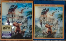 Walking With Dinosaurs The 3D Movie Blu-ray DVD Digital 2-Disc Set w Slipcover