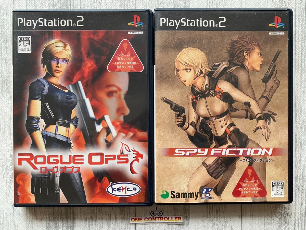 SONY PlayStation 2 PS2 Rogue Ops & Spy Fiction set from Japan | eBay