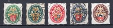 1928 Deutsches Reich aus 425-429 gestempelt Satz und Einzelmarken zur Auswahl