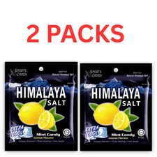 Himalaya Salt Sport Mint Candy Lemon For Sore Throat Soothing Hydration 15g x 2