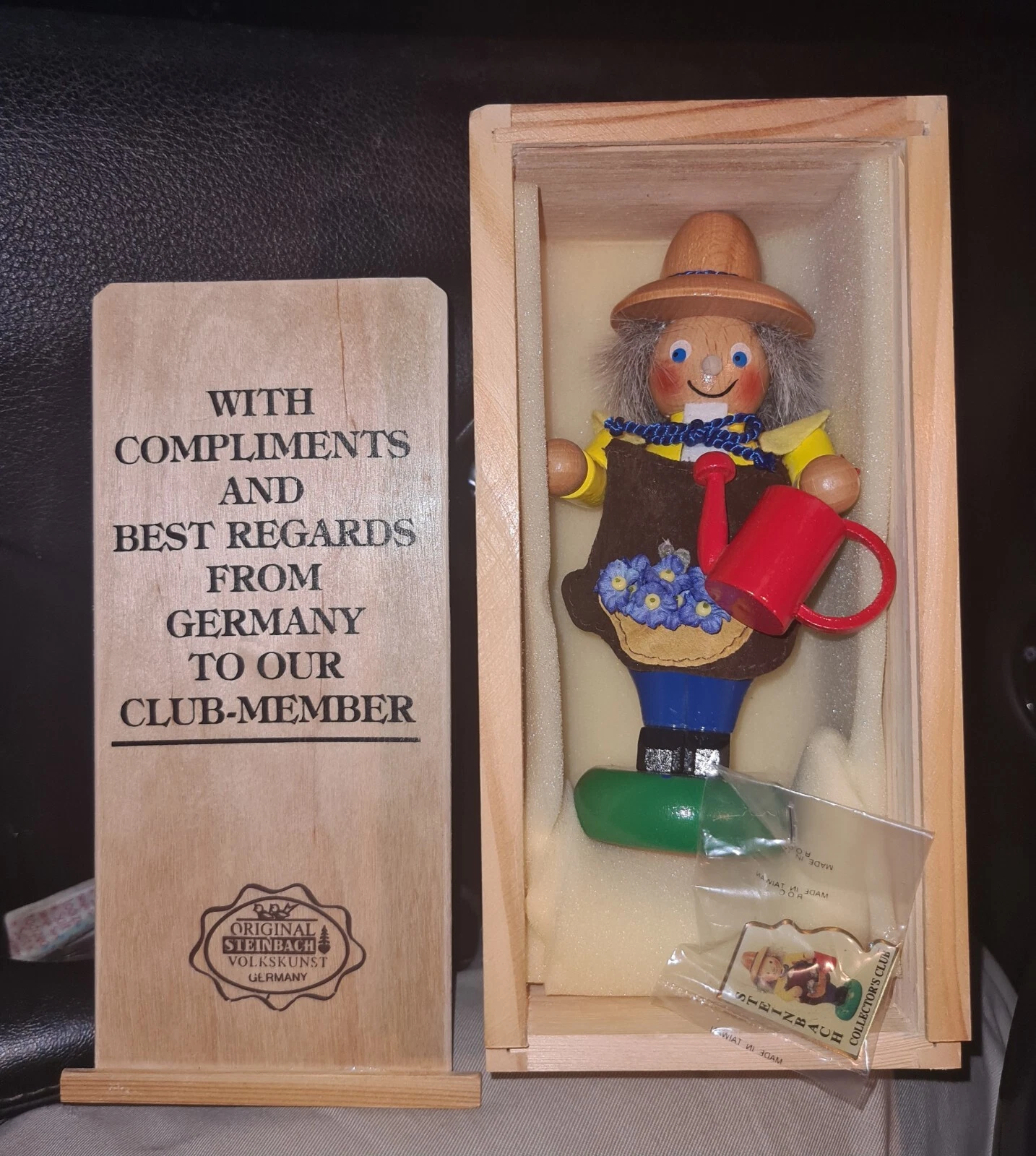 Steinback Collectors Club Nutcracker Gardener OSS NEW MIB 6"