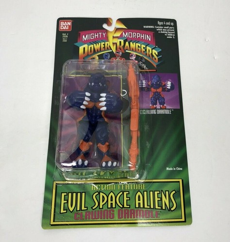 Bandai Mighty Morphin Power Rangers Artiglio Dramole Evil Space Aliens Figura. - Foto 2 di 7