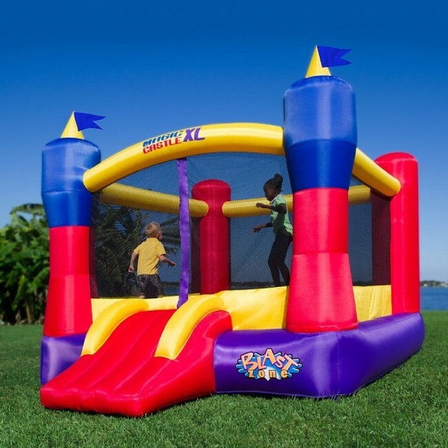 blast zone magic castle inflatable bouncer