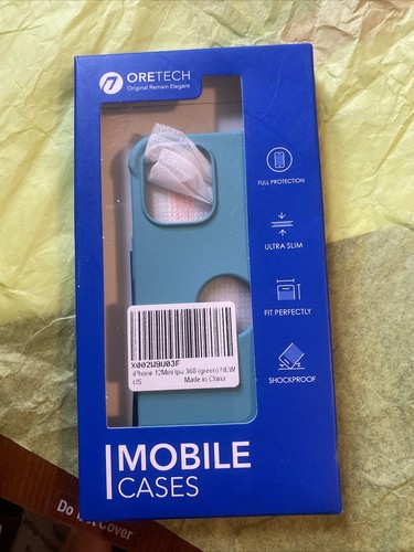 Oretech Mobile Case iPhone 12 Mini 360 Green New - Photo 2 sur 5