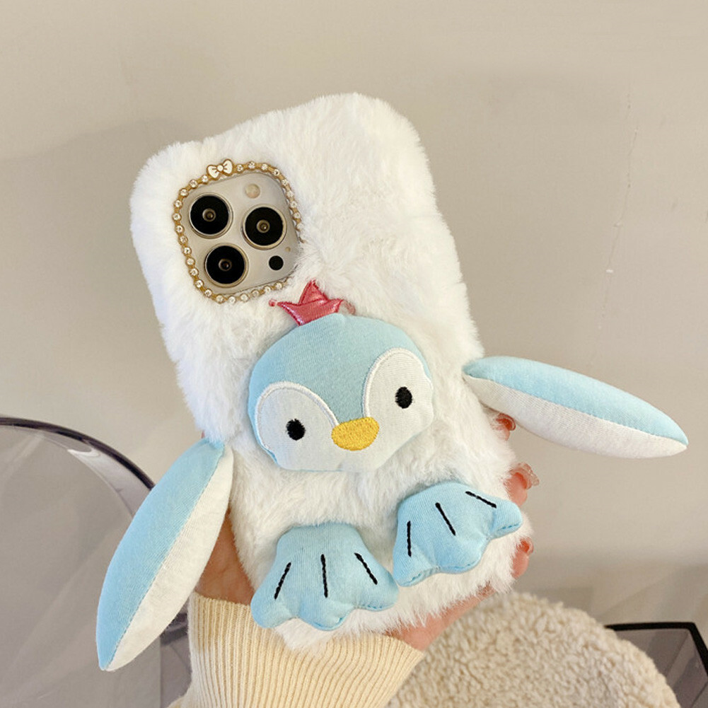 Phone Case for Galaxy S30/S30+/S30 Ultra Soft Fur Furry Protective Cover Skin-image