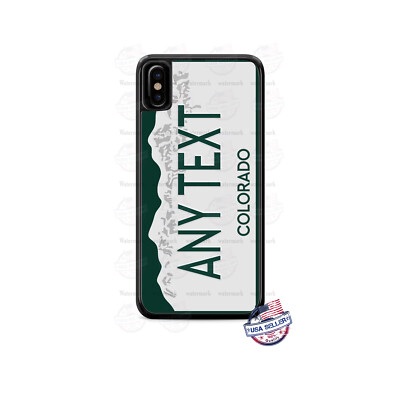Colorado Auto State Plate Phone Case For iPhone 15 Samsung s23FE Google 7 8a