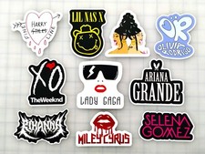 Pop Music Vinyl Sticker Lot 10 Pack r b hip hop trap singer artist music art