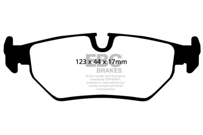 EBC for 93-97 Aston Martin DB7 3.2 Supercharged Yellowstuff Rear Brake Pads - eb