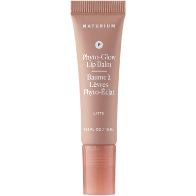 Naturium Phyto-Glow Lip Balm Latte Colour Soft Sensorial Hydrating 10ml NEW