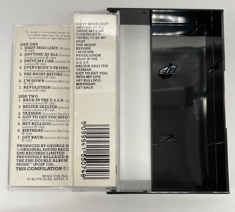 The Beatles - Cassette Tape- Rock N Roll Music Vol 2 TC MPF 50507 - Image 3 of 4