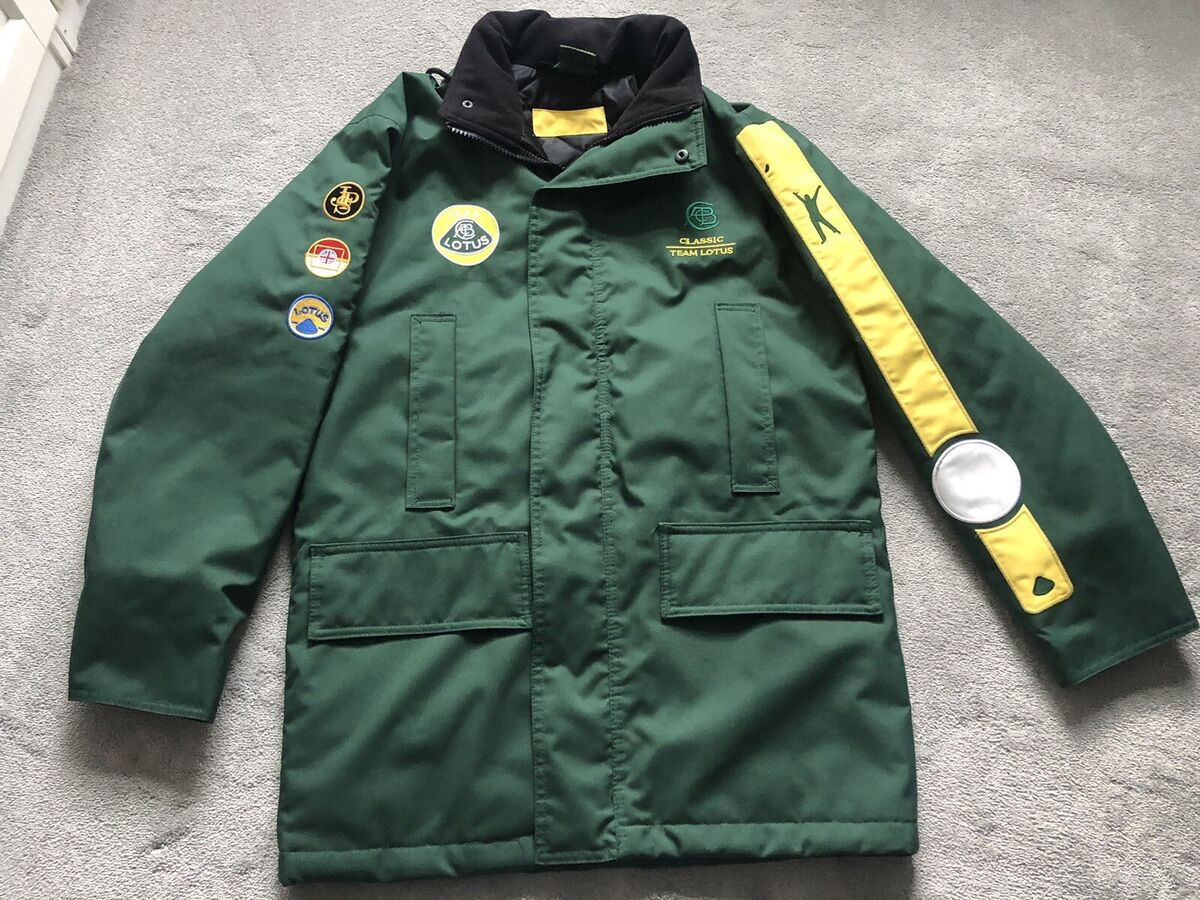 Classic Team Lotus Racing Pit Soft Shell Jacket Size Small Classic Team Lotus Racing Pit Soft Shell Jacket Size Small
