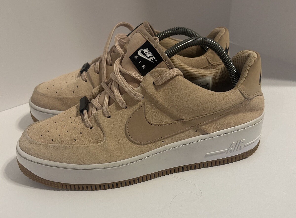 nike air force 1 sage low brown