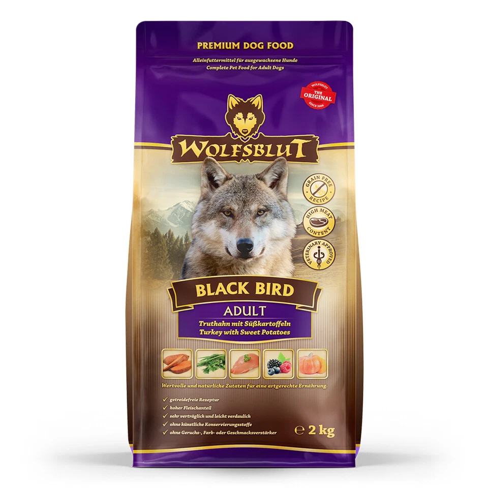 Wolfsblut - Black Bird Adult - 2 kg - Hundefutter - Bild 2 von 4