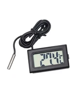 LCD Car Digital Thermometer Hygrometer Temperature Sensor Humidity Meter Gauge 