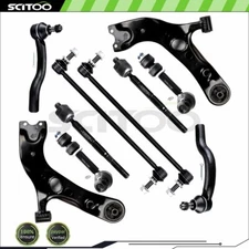 10Pcs For 2006-2018 Toyota RAV4 Front Rear Control Arm Tie Rod End