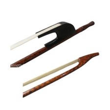 Strong Germany style snakewood double bass bow,top level white bow hair