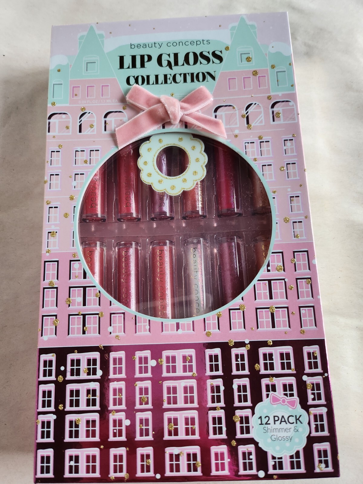 Holiday Lip Gloss Gift Box - 12 Shimmer & Glossy Shades-image