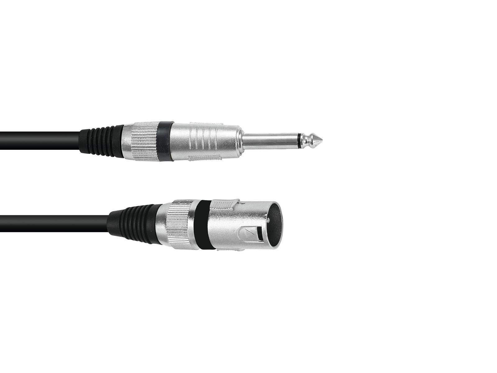 Thumbnail - Omnitronic Adapterkabel Xlr(m)/klinke Mono 0,9m Sw