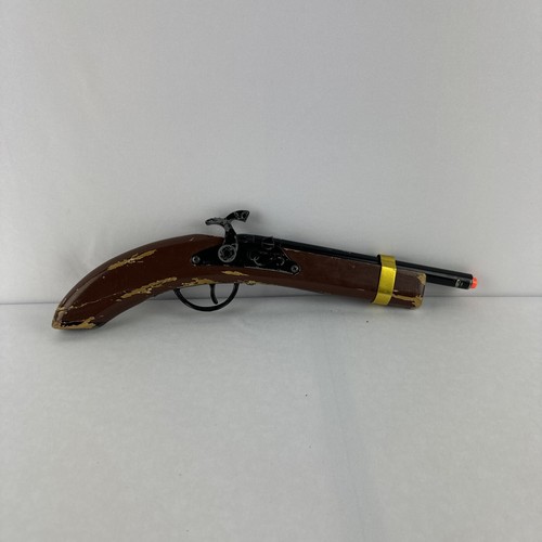 VTG Pair 2 Civil War Musket Kadet Toy Savannah Tenn Cap Gun Pistol Wood Metal - Picture 9 of 13