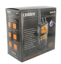 Uniden MHS75 Submersible Handheld Two-Way VHF Marine Radio Brand New