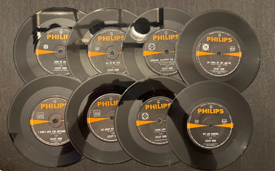 LESLEY GORE - complete AUSTRALIAN Mercury 7” Record collection - 22 singles Foto 2 de 4