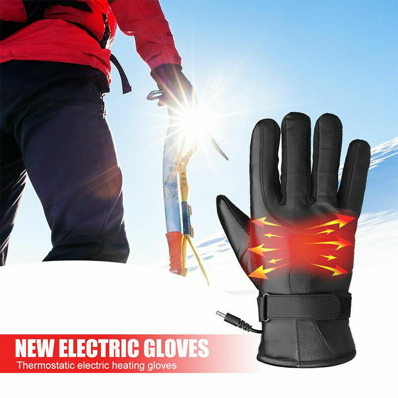 USB Heated Gloves Motorcycle Heated Gloves Winter Warm Electric Warm