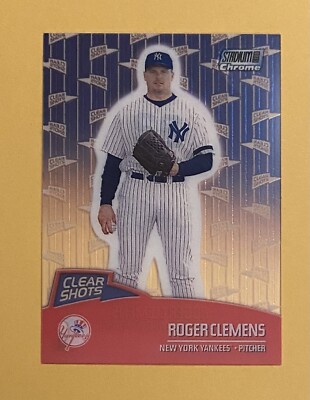 2000 Topps Stadium Club Clear Shots Roger Clemens CS3
