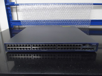 3Com 3CRS48G-48P-91 HP 4800-48G Switch (JD011A) 48 Port PoE Switch