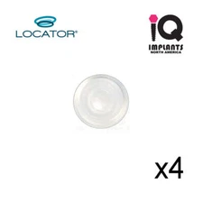 Zest Locator Classic Genuine Replacement Caps Standard, Clear 5.0 lbs  (4 pack)