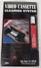 VHS Video Cassette Cleaning System Head Cleaner NEW Sealed