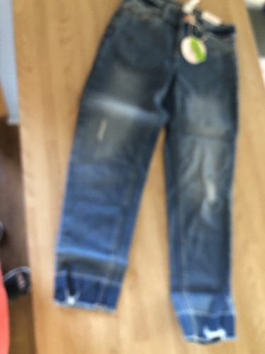 NEW, GIRLS JUSTICE DESTRUCTED GIRLFRIEND JEANS, SIZE 10 SLIM - Picture 3 of 5