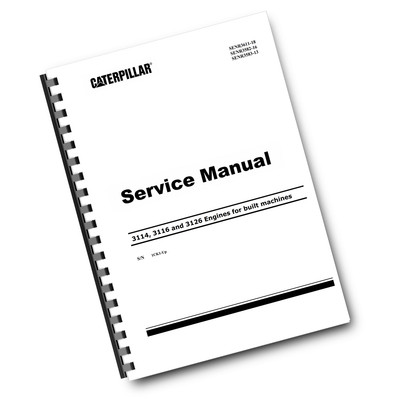 CATERPILLAR 3114 3116 3126 MOTOREN - WERKSTATT SERVICE REPARATURHANDBUCH