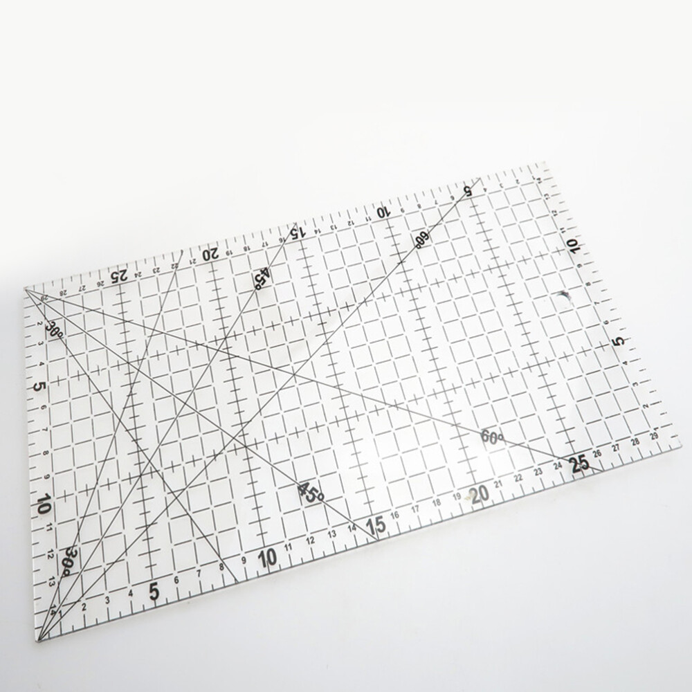 Acrylic Sewing Ruler Dressmaking Ruler Acrylic Centering Ruler Quilting