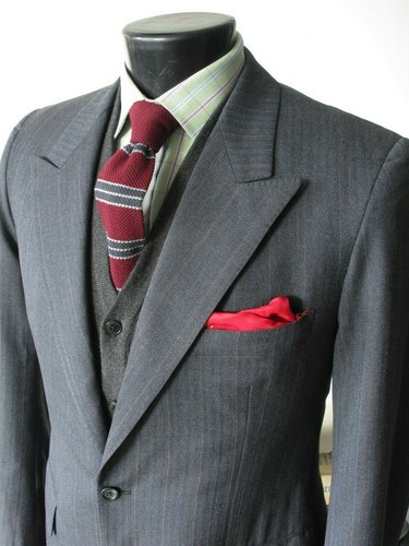 Vtg Otto Perl Suit Sport Coat 40R 